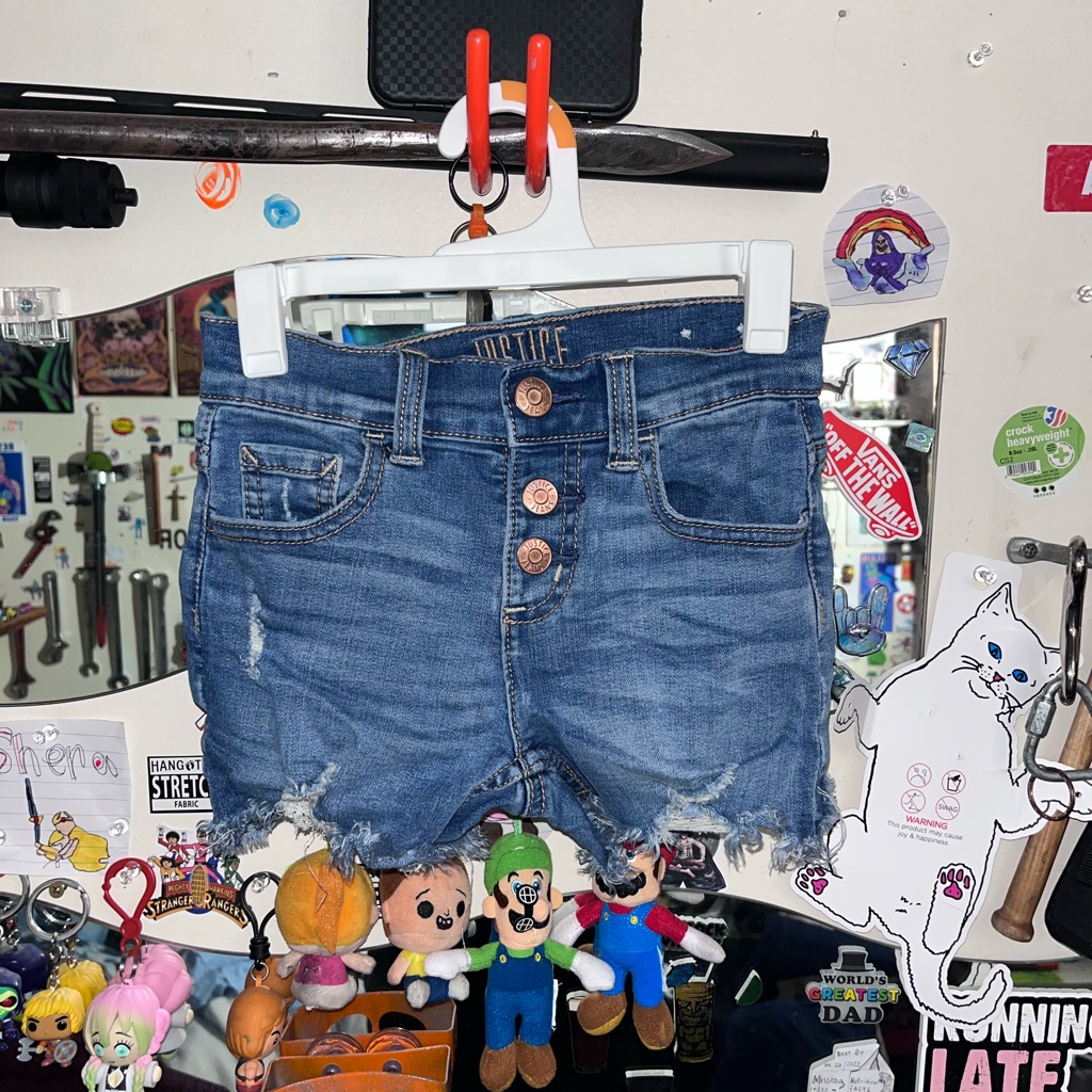 Justice Size 7 Jean Shorts Good Condition